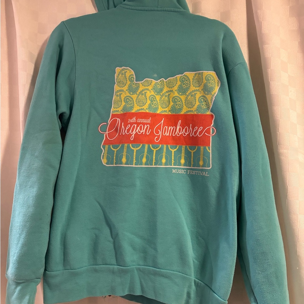 Teal Oregon Jamboree Hoodie